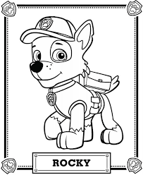 Desenhos para colorir patrulha canina