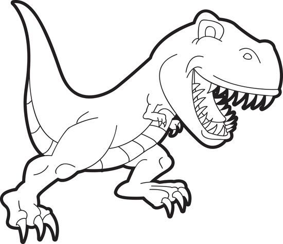 Dinossauro pra colorir