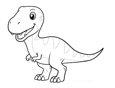 Dinossauro pra colorir