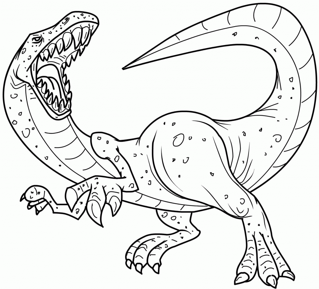 Dinossauro pra colorir