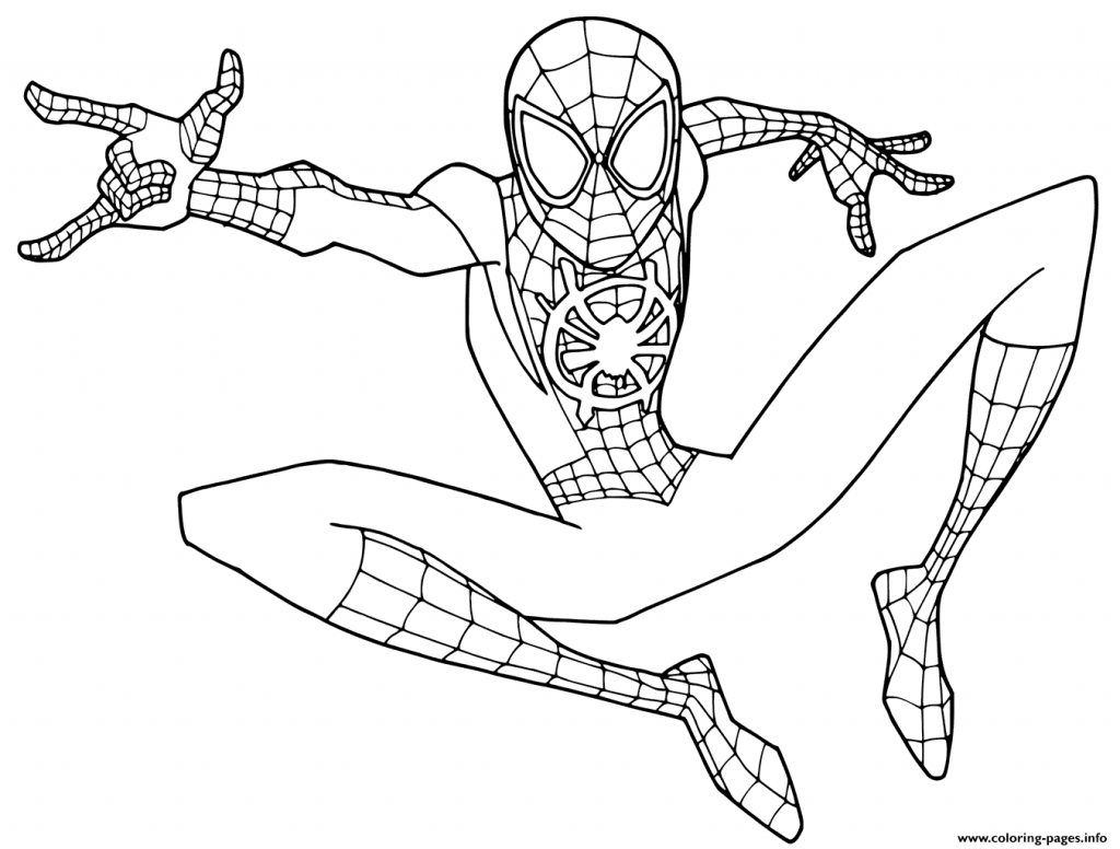 15 desenhos do homem aranha para pintar