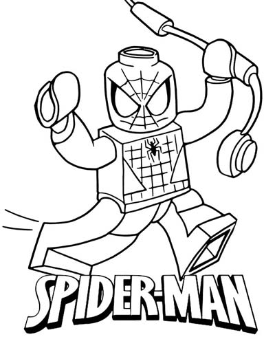 15 desenhos do homem aranha para pintar