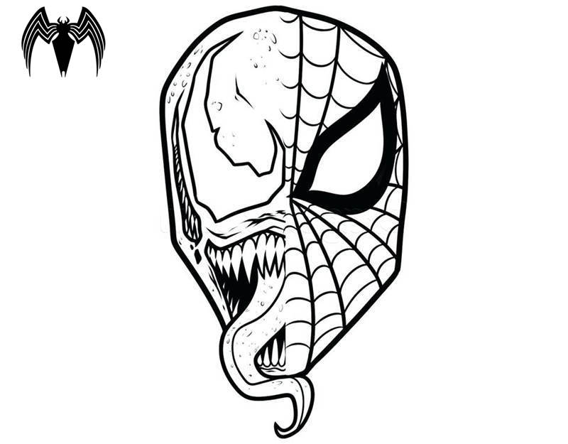 15 desenhos do homem aranha para pintar