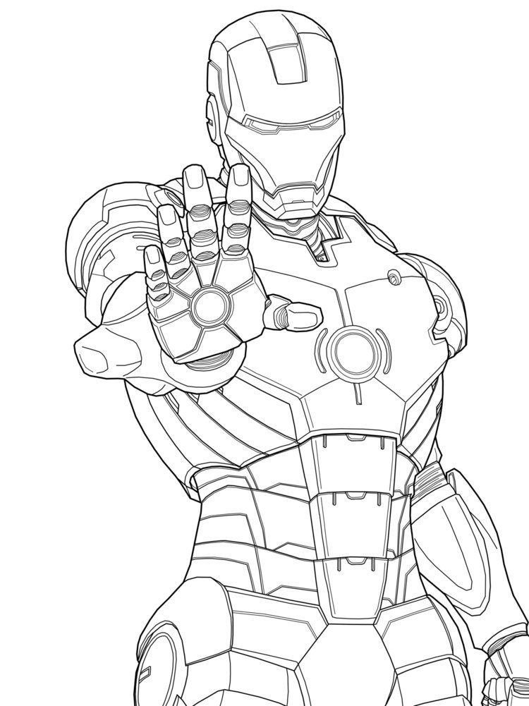 Confira esses incríveis desenhos do Homem de Ferro - Iron Man - para colorir. Você pode baixar, imprimir e pintar da maneira que quiser.