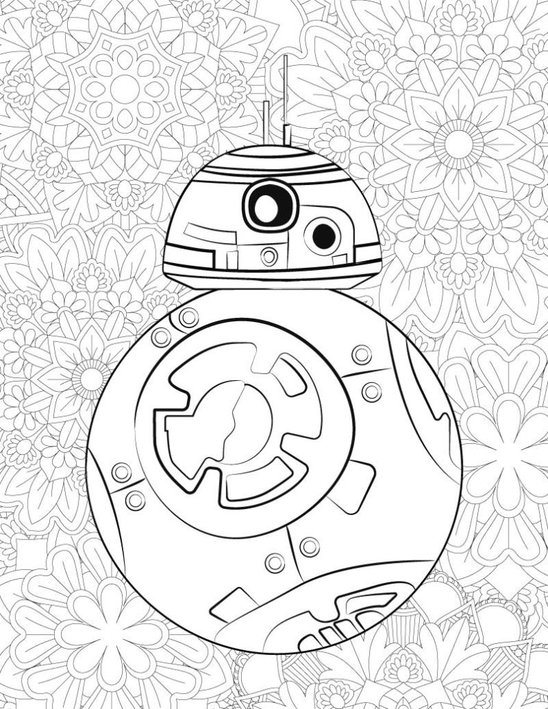 Desenhos de Star Wars para colorir, pintar, baixar e imprimir - 9