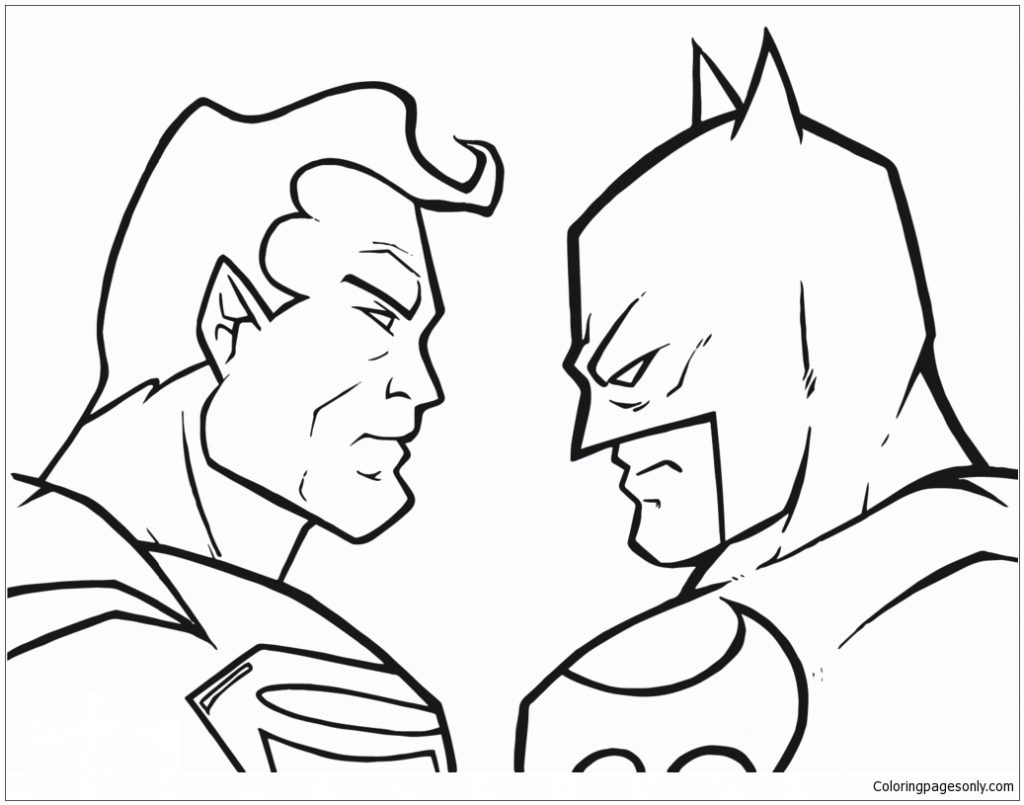 Desenhos do Superman para colorir, pintar, baixar e imprimir - Superman Coloring Page and Printable - 1