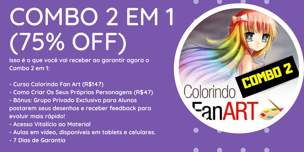 Fanart - COMBO 2 em 1 (75% oFF) - Banner Paisagem