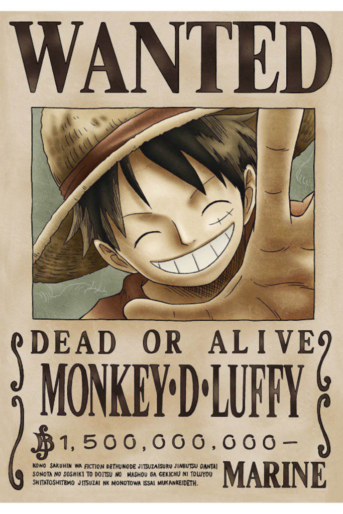 Monkey D. Luffy - Pirata do Chapéu de Palha - One Piece - 3