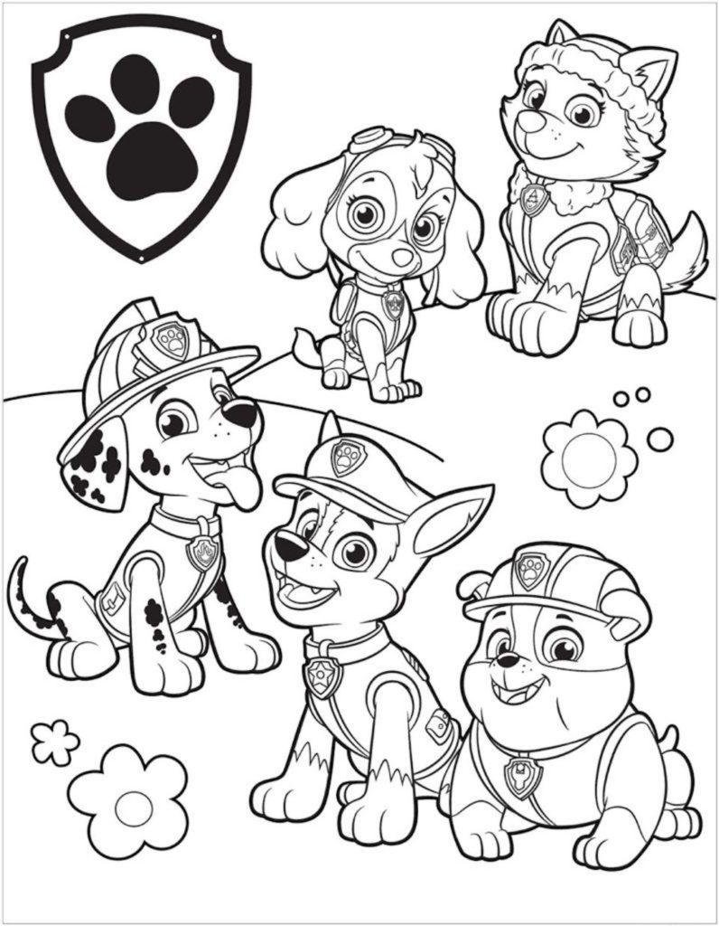 Divirta-se com desenhos e imagens da Patrulha Canina para Colorir. São diversos desenhos para baixar e imprimir de graça.