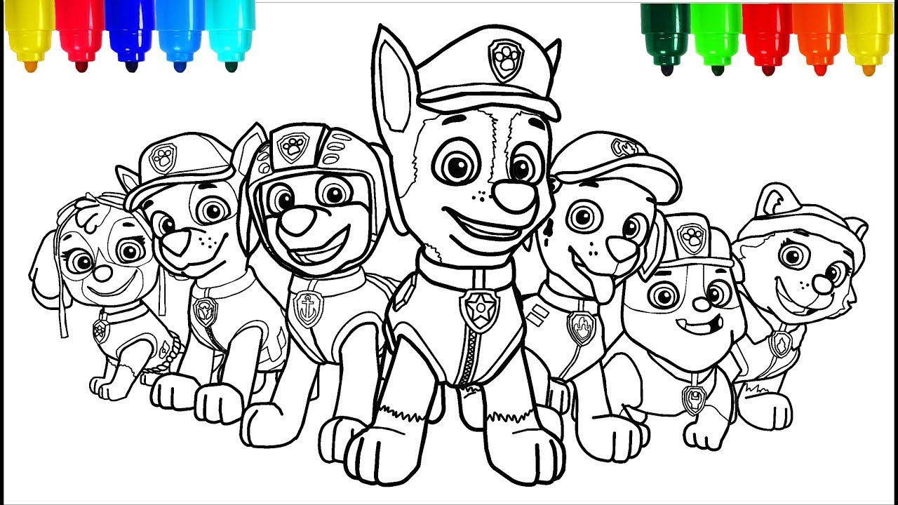 Desenho da Patrulha Canina