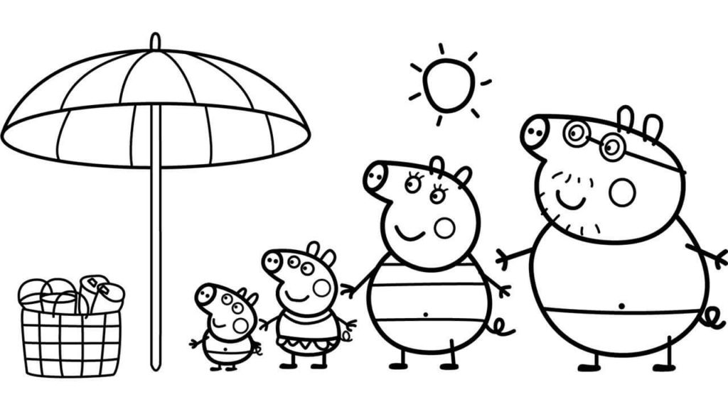 Confira diversos tipos de Peppa Pig Desenho para Colorir. Você pode baixar, imprimir e pintar de acordo com sua criatividade.