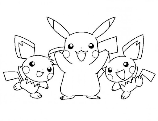 Pikachu Coloring Page - Download and Printable Images. Spark your creativity with beautiful Pikachu designs. Enjoy!