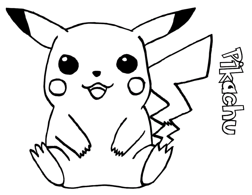 Pikachu Coloring Page - Download and Printable Images. Spark your creativity with beautiful Pikachu designs. Enjoy!