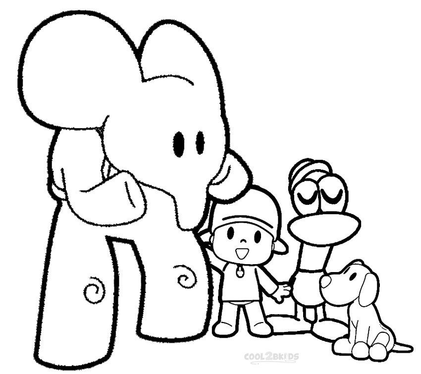 Divirta-se com diversas imagens para pintar desse personagem tão querido. Confira agora Pocoyo desenho para colorir, baixar e imprimir grátis.