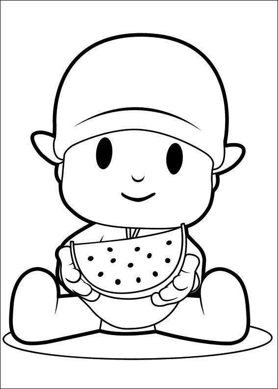 Divirta-se com diversas imagens para pintar desse personagem tão querido. Confira agora Pocoyo desenho para colorir, baixar e imprimir grátis.