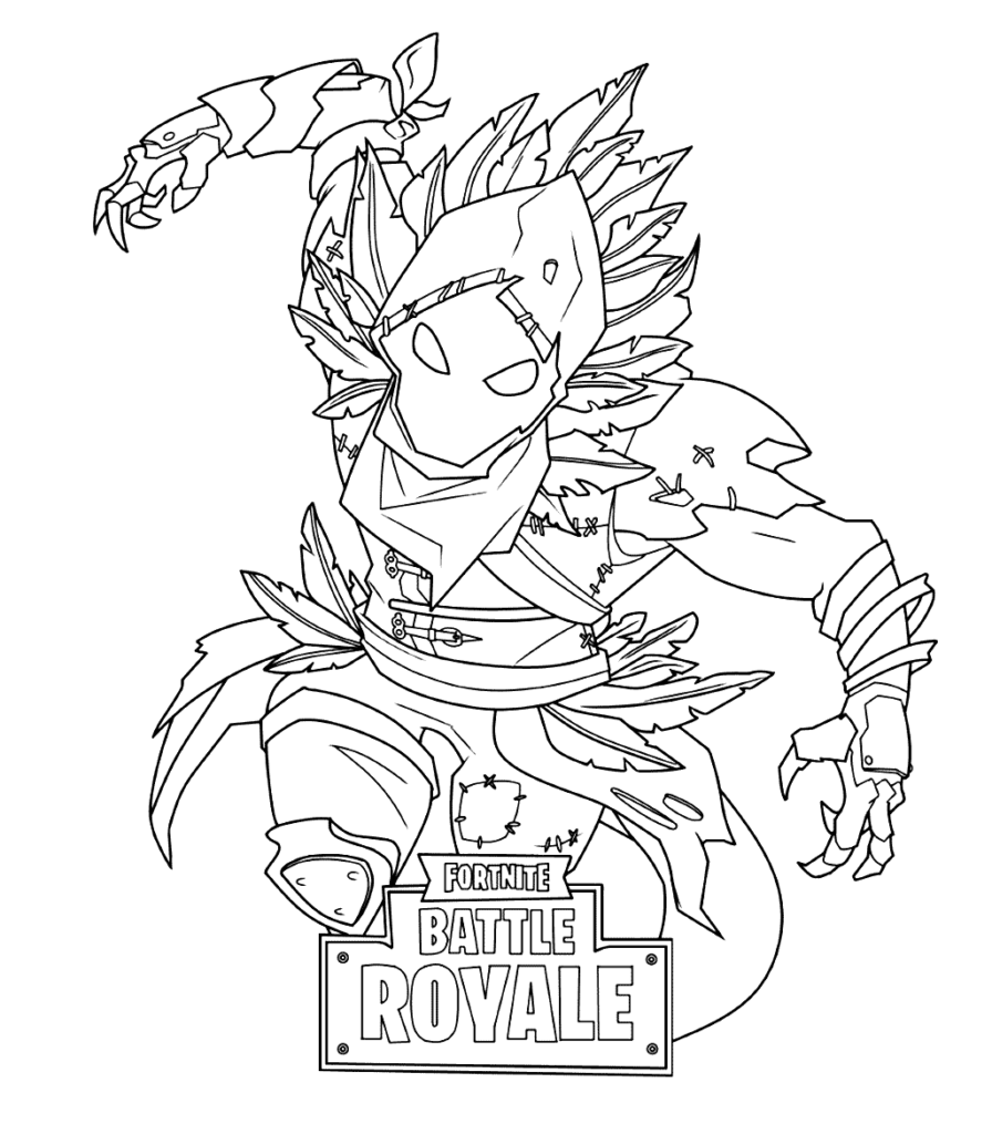 Fortnite Coloring Page - Battle Royale - Download and Printable. Paint several images and characters from the game that won everyone over.