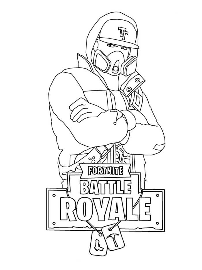 Fortnite Coloring Page - Battle Royale - Download and Printable. Paint several images and characters from the game that won everyone over.