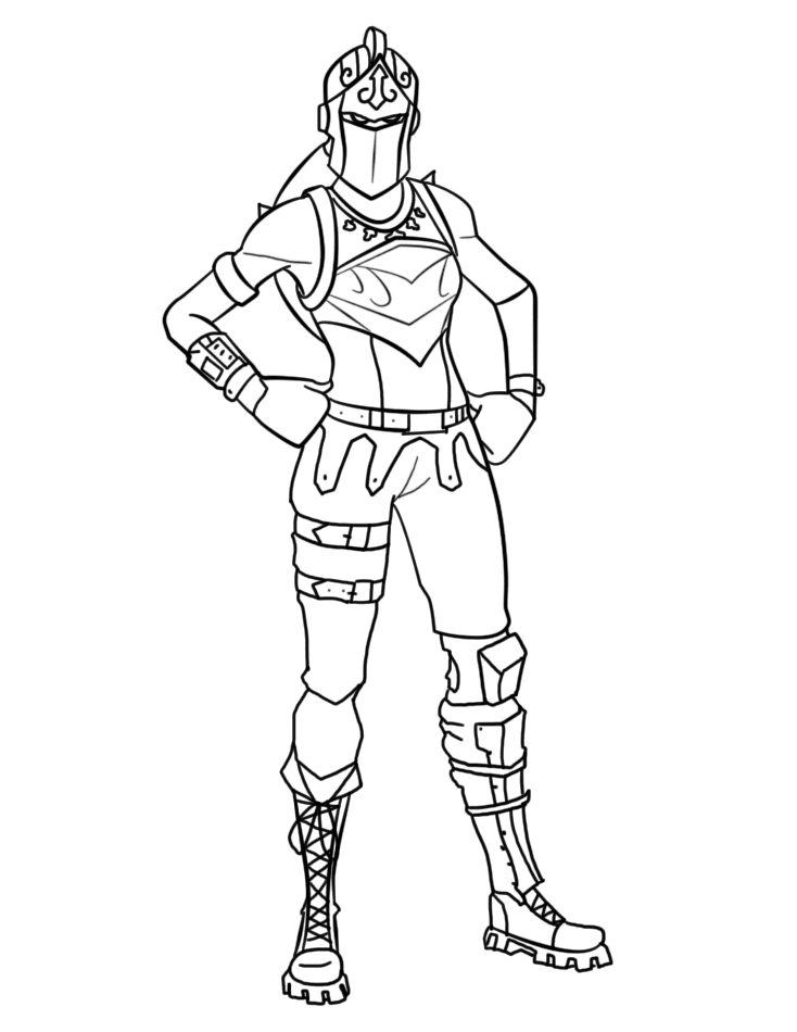 Fortnite Coloring Page - Battle Royale - Download and Printable. Paint several images and characters from the game that won everyone over.