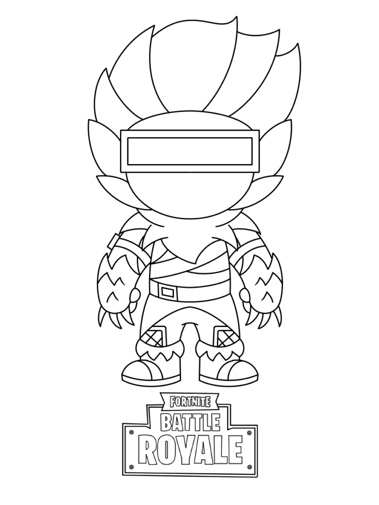 Fortnite Coloring Page - Battle Royale - Download and Printable. Paint several images and characters from the game that won everyone over.