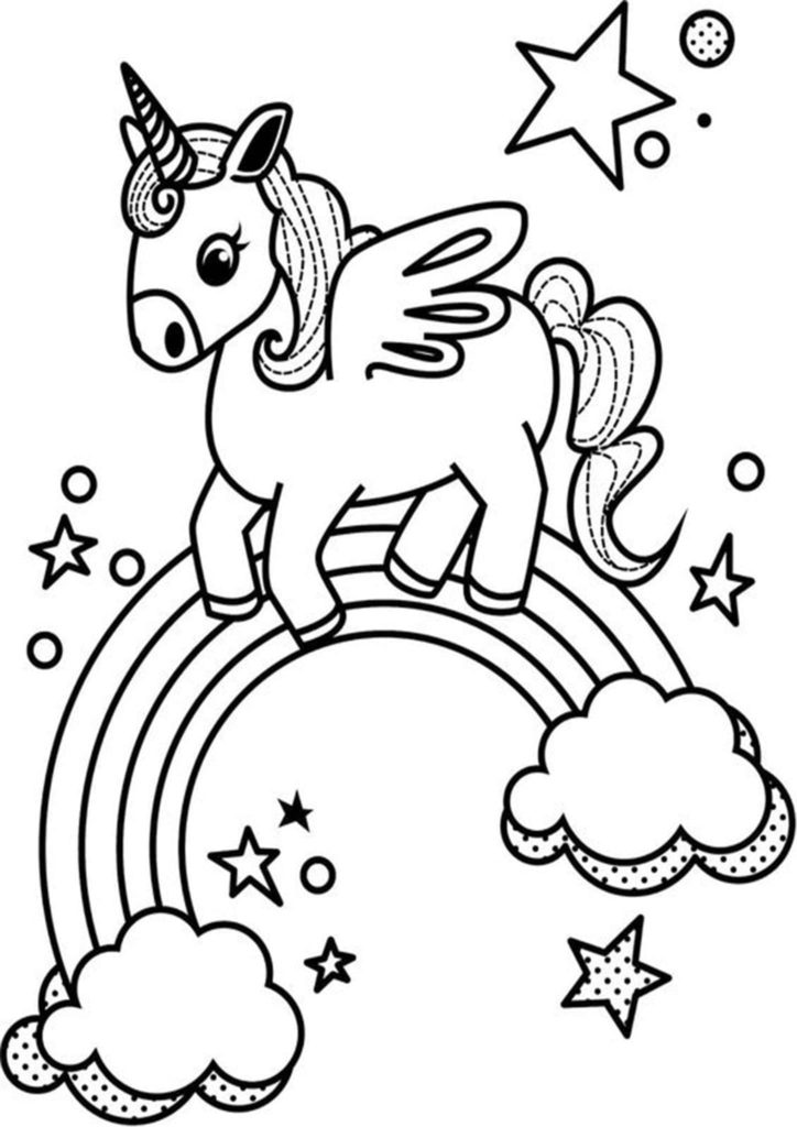 Rainbow Coloring Page - Download and Printable Images. Spark your creativity with beautiful rainbow designs.