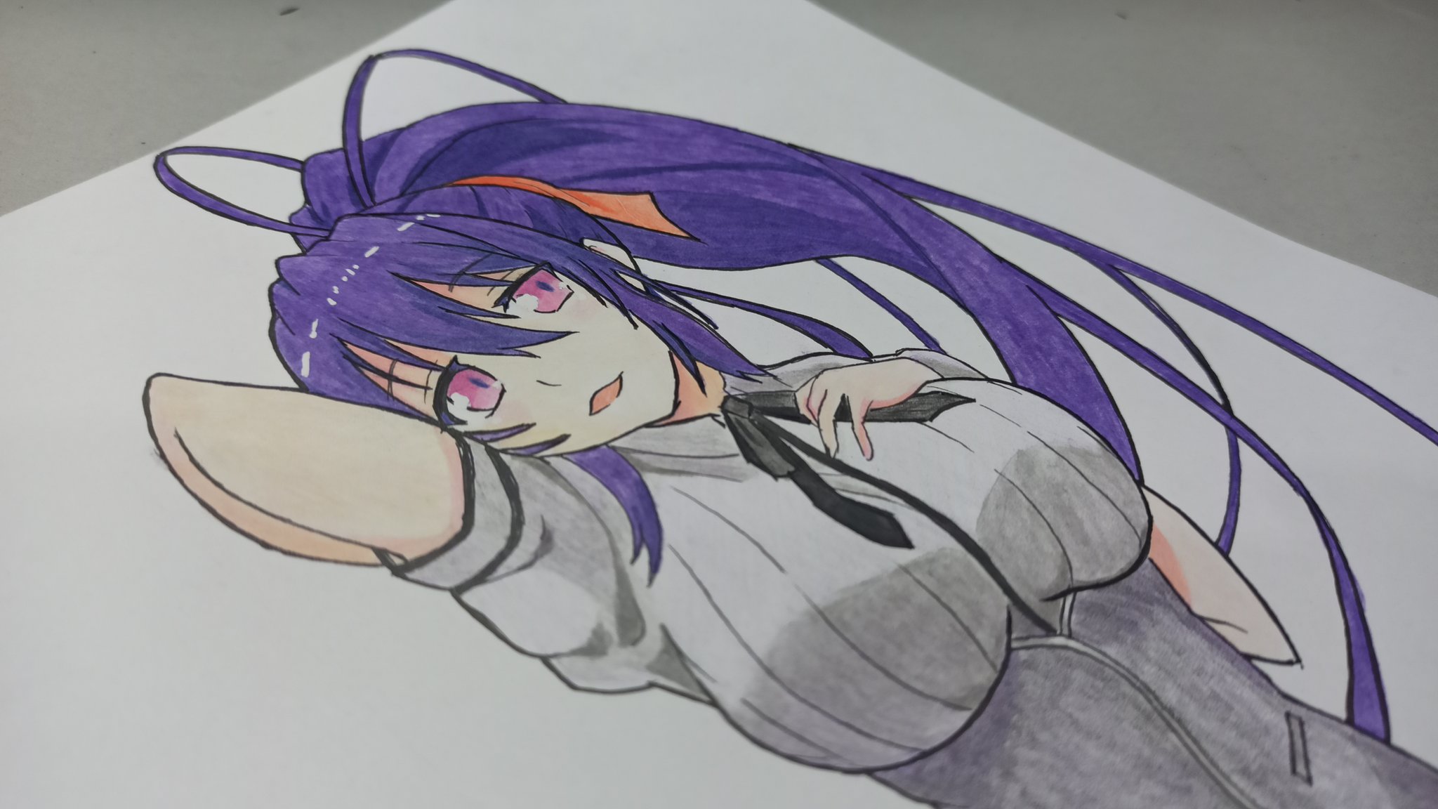 Akeno Himejima desenho para colorir, baixar e imprimir