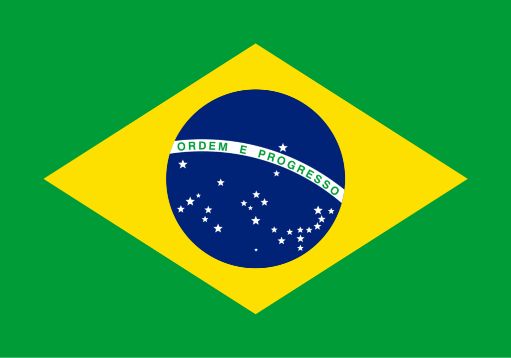 Bandeira do brasil para colorir