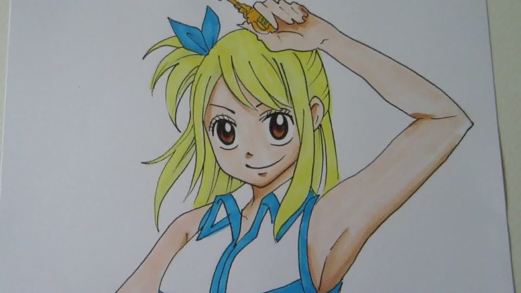 Lucy Heartfilia desenho para colorir baixar e imprimir