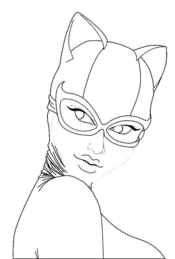 Mulher-Gato desenho para colorir e imprimir - 7