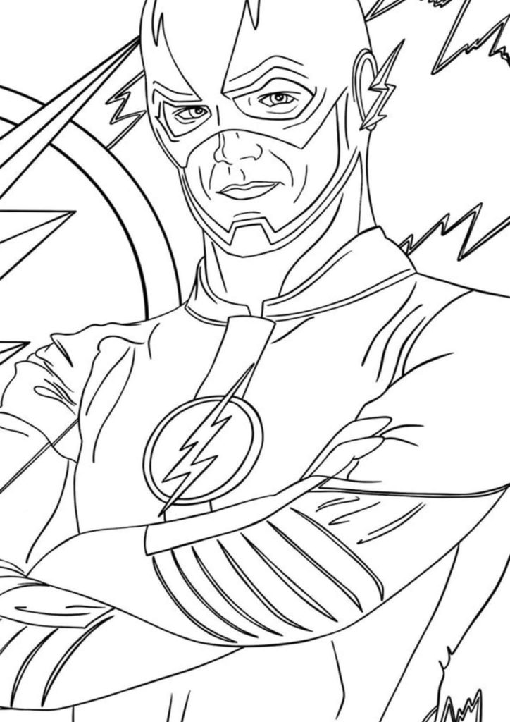 Veja 15 desenhos do Flash da DC para você pintar do jeito que quiser. Baixe todas as imagens e dê asas à sua criatividade.