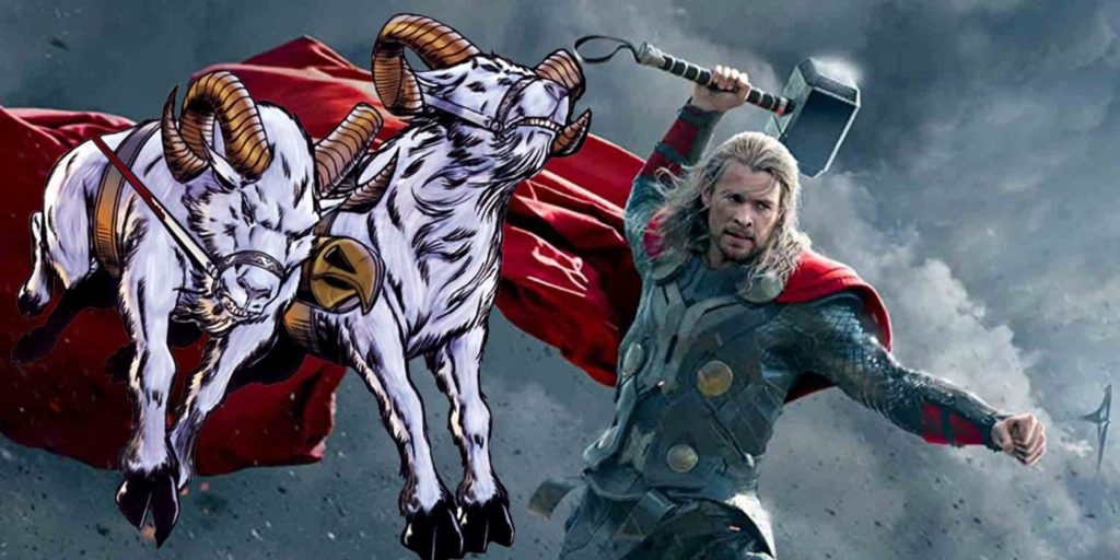 O trailer do filme do deus do Trovão mostrou uns animais bem diferentes. Confira quem são As cabras voadoras de Thor: Amor e Trovão