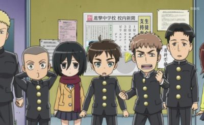 Attack On Titan: Junior High Episode 4 Complete English Sub - Cleanup! Titan Junior High School - Seisō! Kyojin Chūgakkō