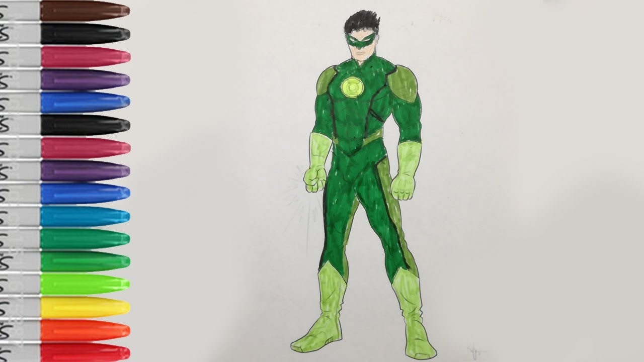 Veja 15 desenhos do Lanterna Verde da DC para você pintar do jeito que quiser. Baixe todas as imagens e dê asas à sua criatividade.