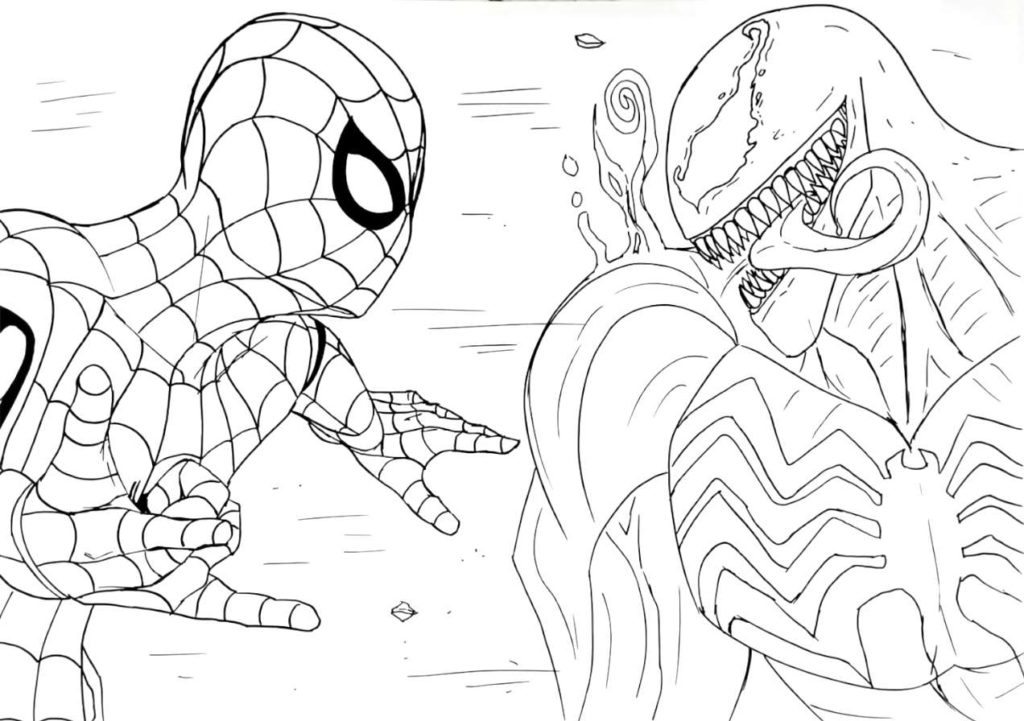 Veja 15 desenhos do Venom para você pintar do jeito que quiser. Baixe todas as imagens e dê asas à sua criatividade.