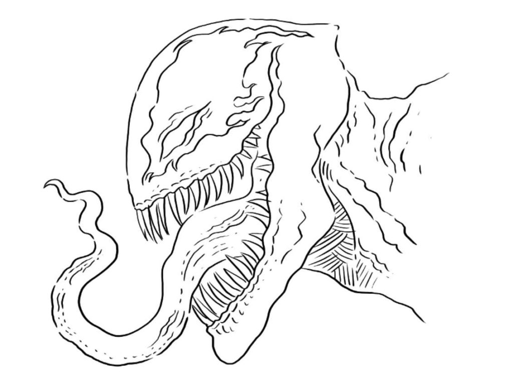 Veja 15 desenhos do Venom para você pintar do jeito que quiser. Baixe todas as imagens e dê asas à sua criatividade.