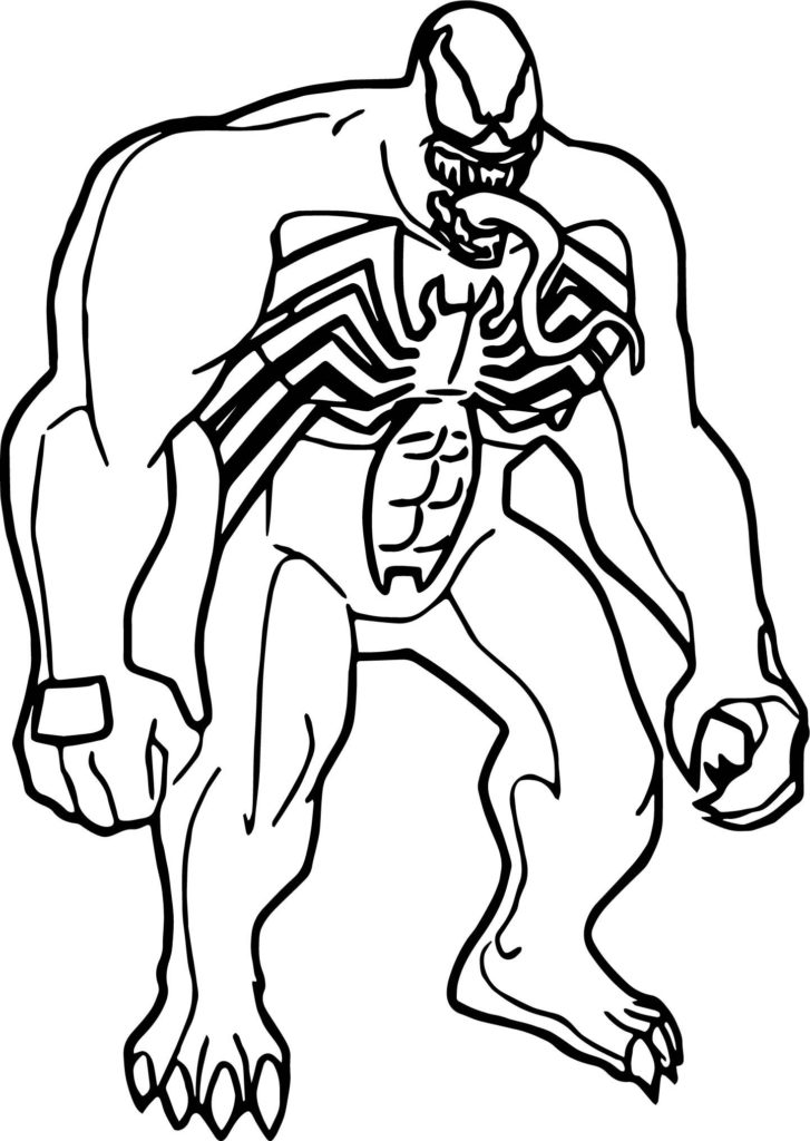 Veja 15 desenhos do Venom para você pintar do jeito que quiser. Baixe todas as imagens e dê asas à sua criatividade.