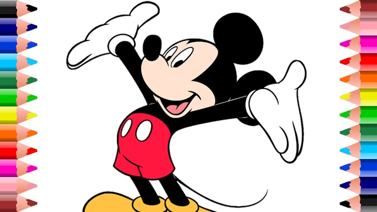 Confira 15 desenhos do mickey mouse desenho para pintar, colorir, baixar e imprimir. Baixe todas as imagens e dê asas à sua criatividade.