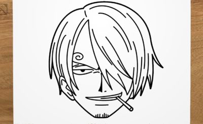 Sanji desenho para colorir, baixar e imprimir do anime One Piece e caprichar na pintura. Mostre sua arte no cozinheiro do bando do chapéu de palha.