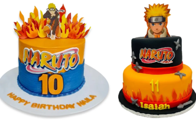 Naruto Cakes - Ideias de bolo, de cackes e cupcakes com o tema Naruto Clássico e Naruto Shippuden para animar sua festa.