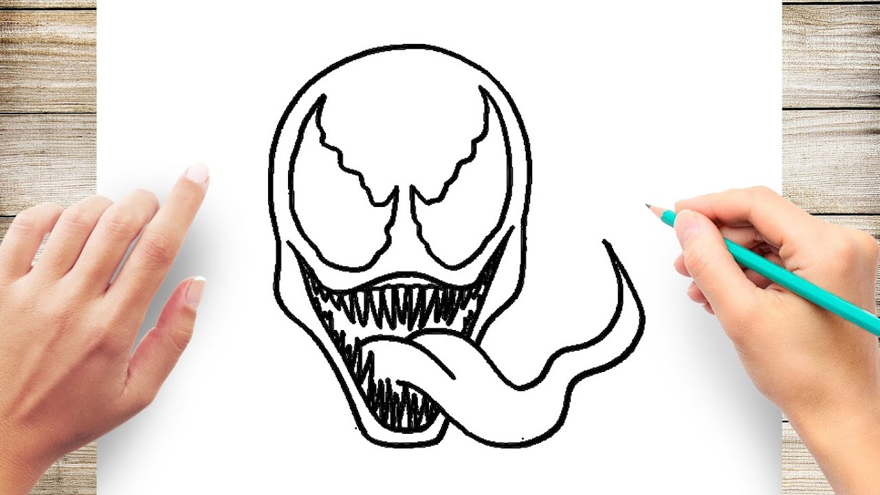 Aprenda passo a passo Como desenhar o Venom, o homem aranha preto nesse vído tutorial com dicas para fazer um desenho de maneira fácil e simples.