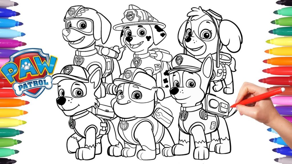 Desenhos para colorir Patrulha Canina