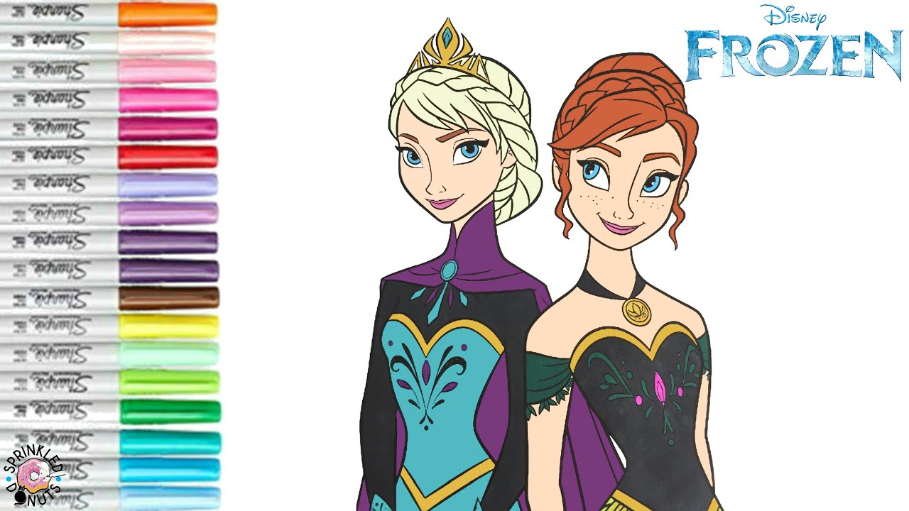 divirta-se com desenhos da Frozen para imprimir e pintar com Elsa, Olaf, Anna, Hans, Kristoff e muitos outros da Disney.