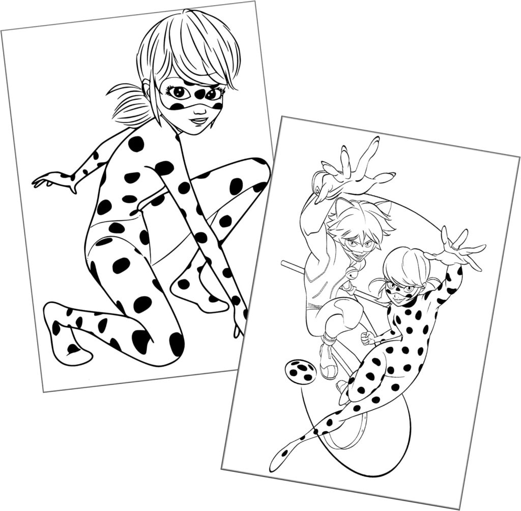 Ladybug para colorir - Miraculous: As Aventuras de Ladybug e Cat Noir - Confira desenhos fantásticos da Ladybug baixar, imprimir e pintar do jeito que quiser.