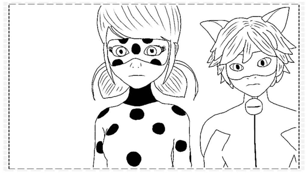 Ladybug para colorir - Miraculous: As Aventuras de Ladybug e Cat Noir - Confira desenhos fantásticos da Ladybug baixar, imprimir e pintar do jeito que quiser.