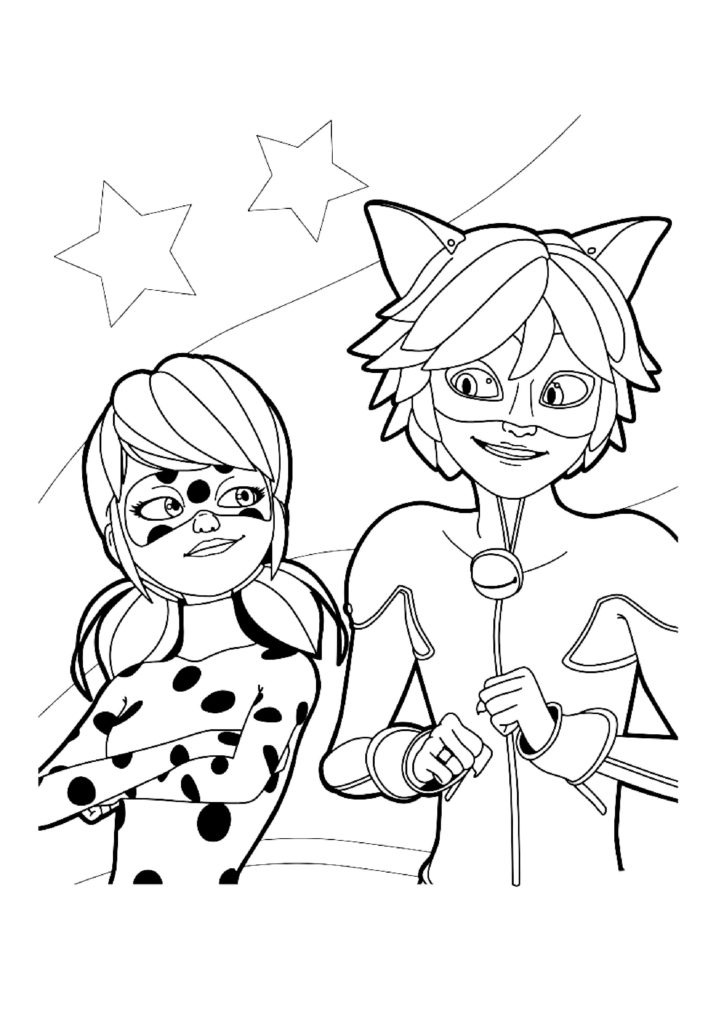 Ladybug para colorir - Miraculous: As Aventuras de Ladybug e Cat Noir - Confira desenhos fantásticos da Ladybug baixar, imprimir e pintar do jeito que quiser.