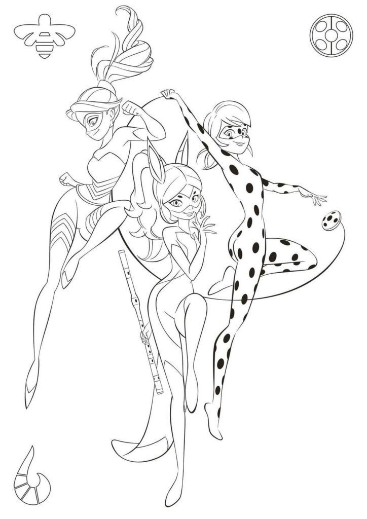 Ladybug para colorir - Miraculous: As Aventuras de Ladybug e Cat Noir - Confira desenhos fantásticos da Ladybug baixar, imprimir e pintar do jeito que quiser.