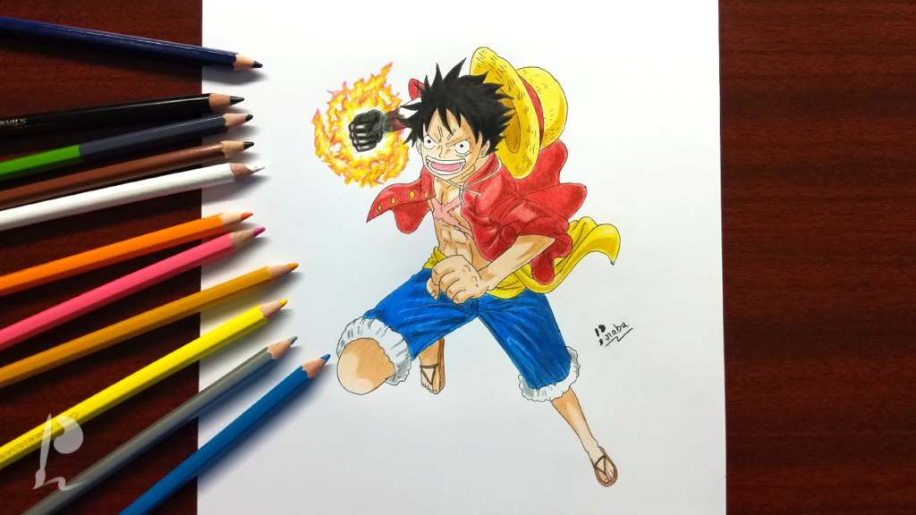 Luffy desenho para colorir, baixar e imprimir