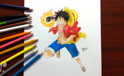 Luffy desenho para colorir, baixar e imprimir