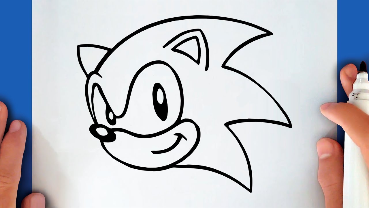 Como Desenhar o Sonic │ How To Draw Sonic 