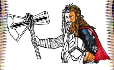 Como fazer o desenho do Thor