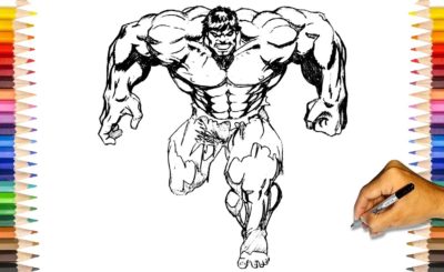 Confira diversos desenhos do Hulk para colorir, baixar em pdf e imprimir. São imagens incríveis do Gigante Esmeralda da Marvel.